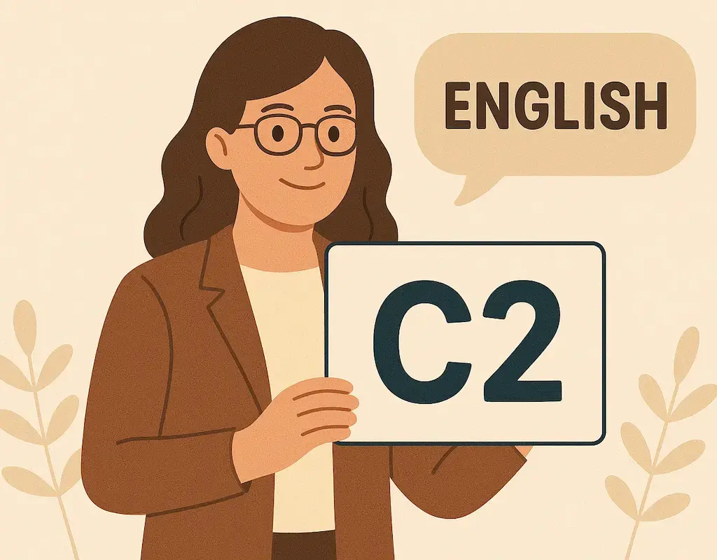 C2 English proficiency level illustration