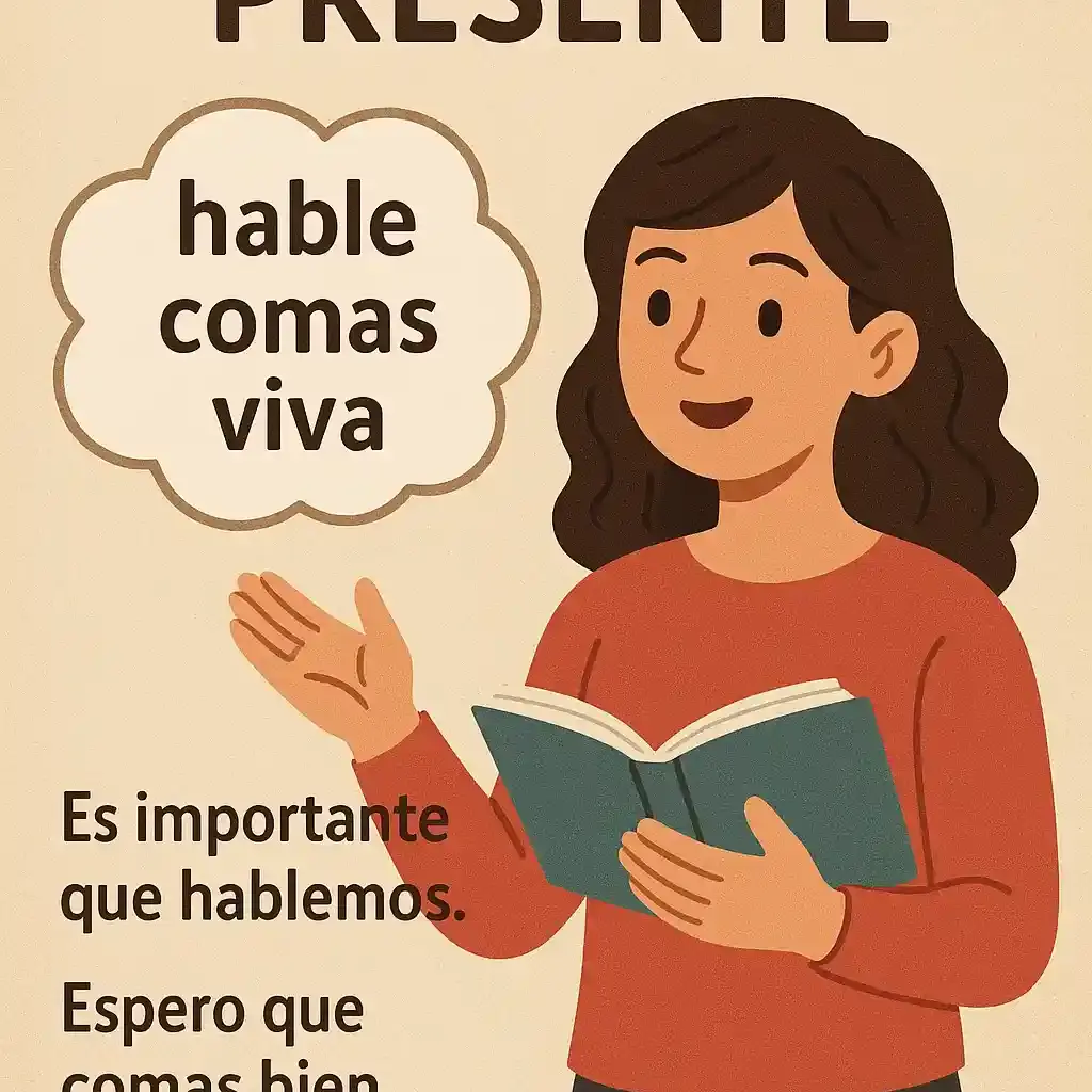 Teaching subjunctive mood in Spanish.