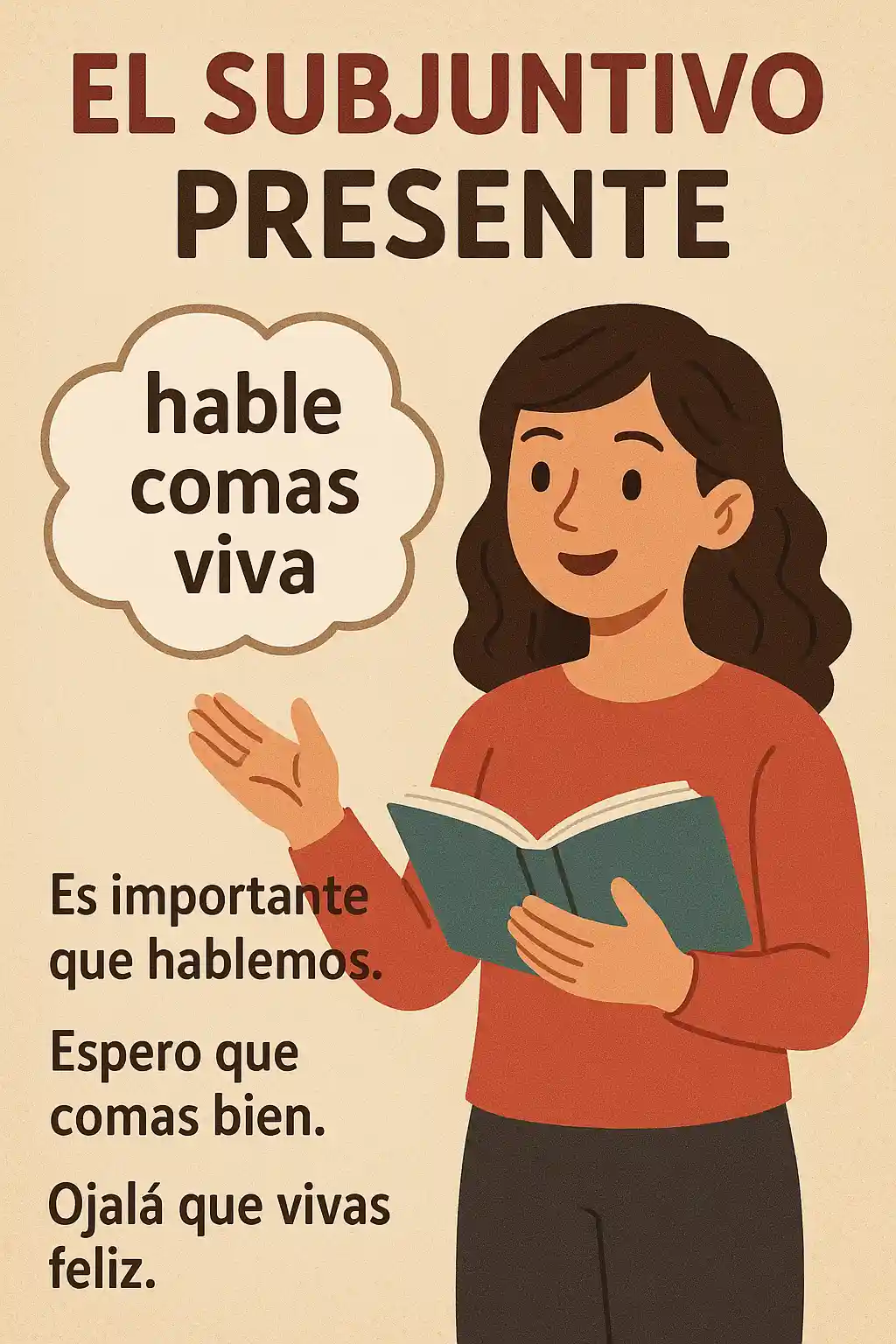 Teaching subjunctive mood in Spanish.