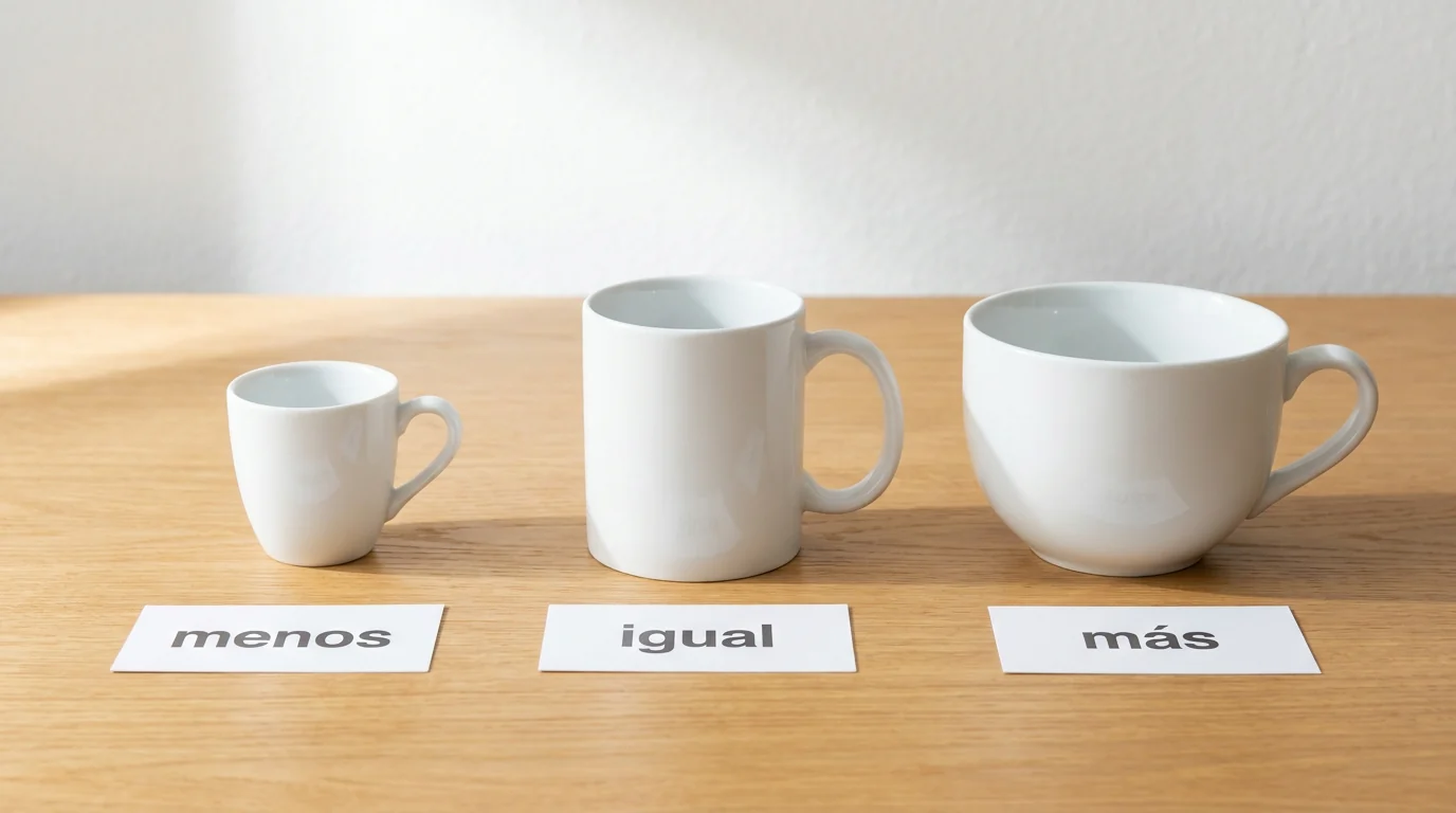 Les comparatifs en espagnol