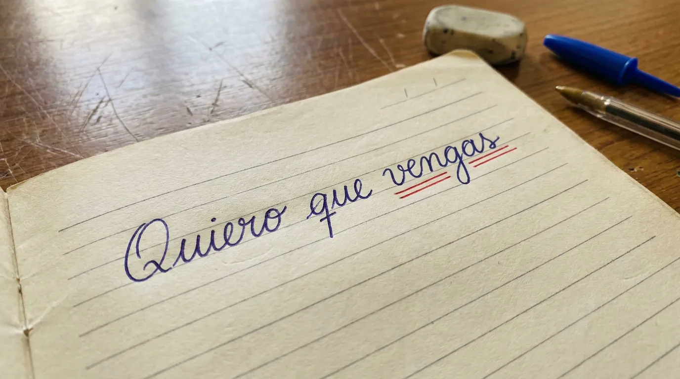 subjonctif en espagnol