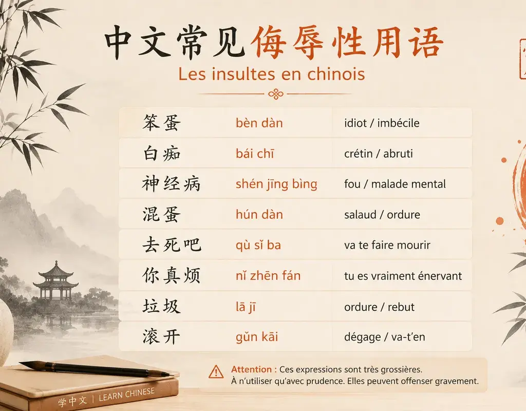 Insulte en chinois
