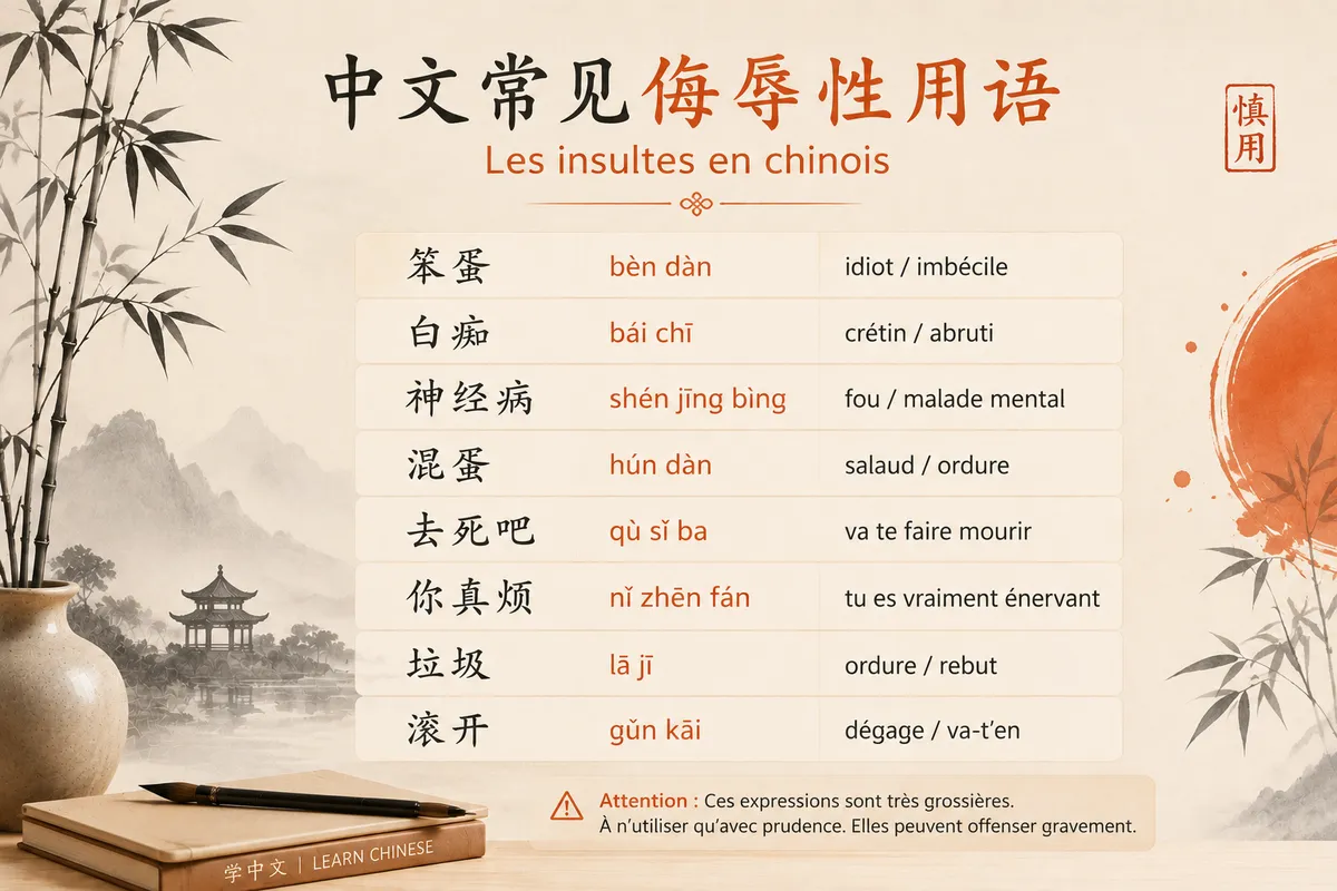 Insulte en chinois