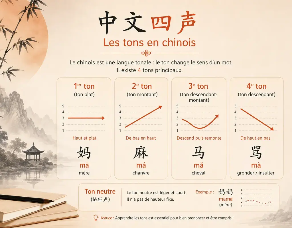 les tons en chinois