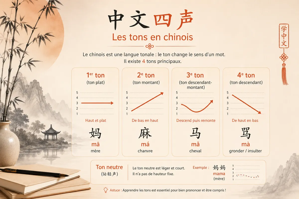 les tons en chinois