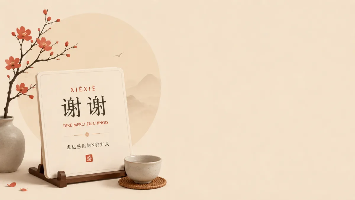 dire merci en chinois