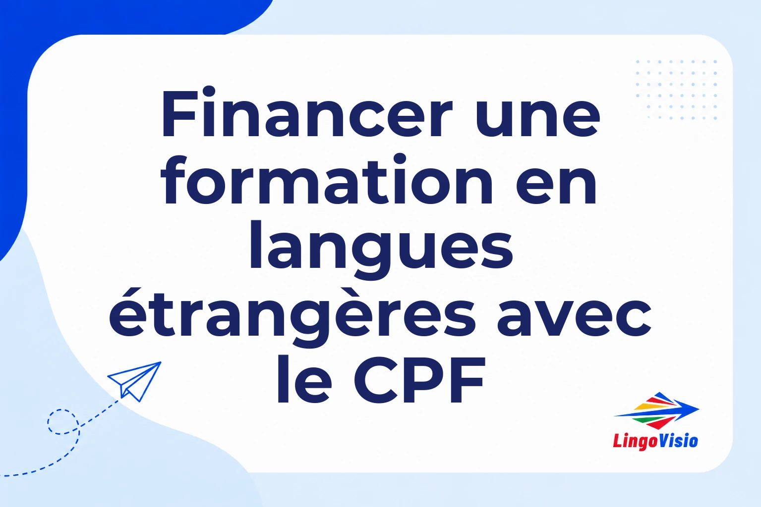 financer une formation en langues etrangeres avec le cpf